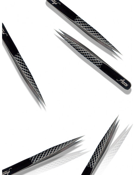 Pinzeta BLACK TITANIUM rovná