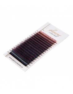 Ombré řasy - červené